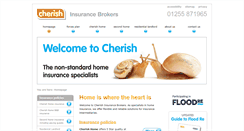 Desktop Screenshot of cherishinsurance.co.uk