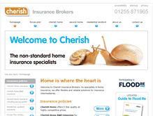 Tablet Screenshot of cherishinsurance.co.uk